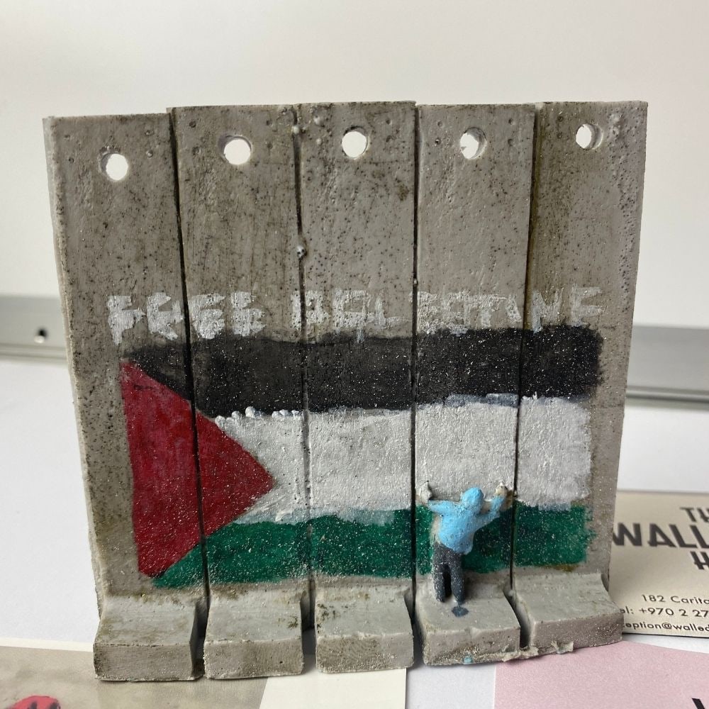 The Walled Off Hotel- Banksy, Wall Section, Original, Limited Edition, - 4