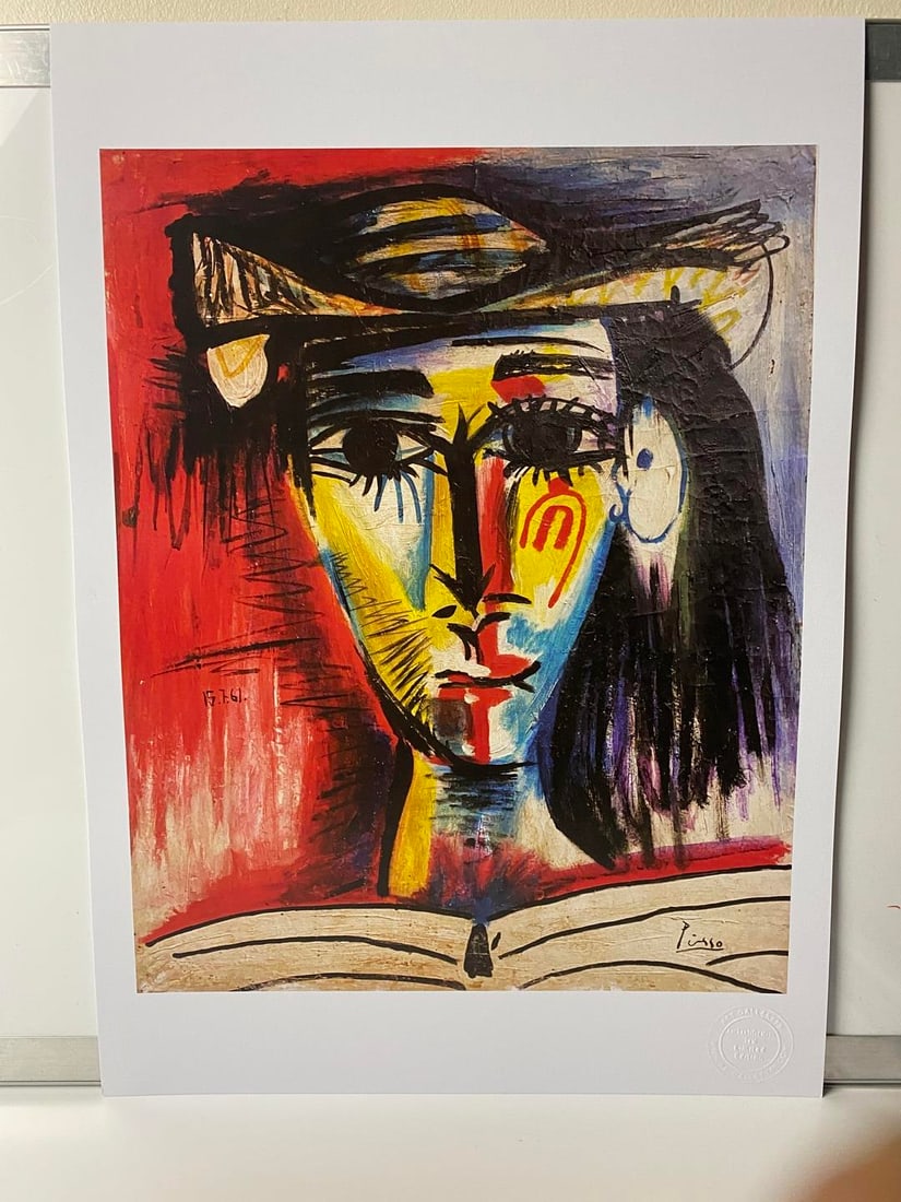 Pablo Picasso, Original Print, Limited Edition, Gallery Seal, Stamped,: Pablo Picasso, Original Print, Limited Edition, Gallery Seal, Stamped, Digital print on paper, Solid Finishing: Classic (300gsm) Limited Edition of 2500 Numbered and Stamped Sizes- 32 x 45cm Art