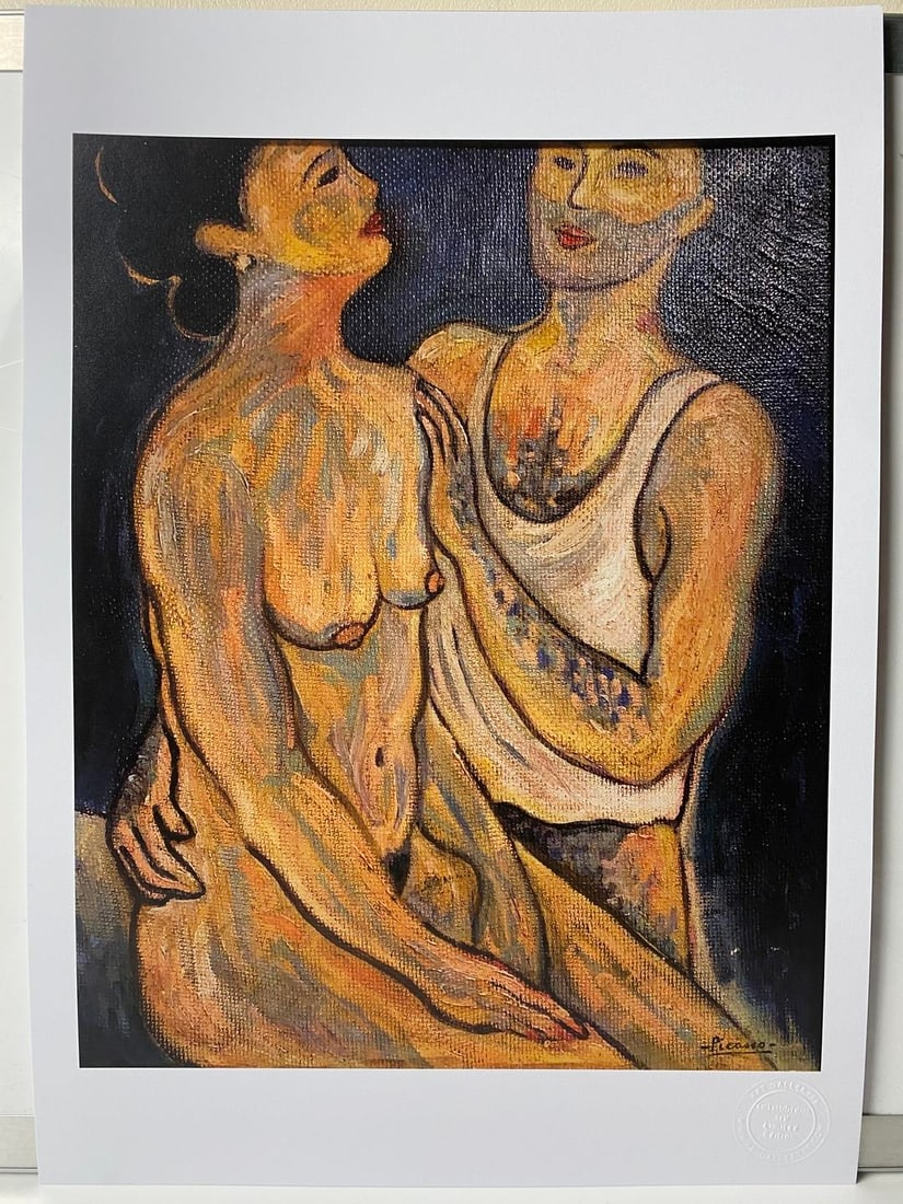 Pablo Picasso, Original Print, Limited Edition, Gallery Seal, Stamped, - 2