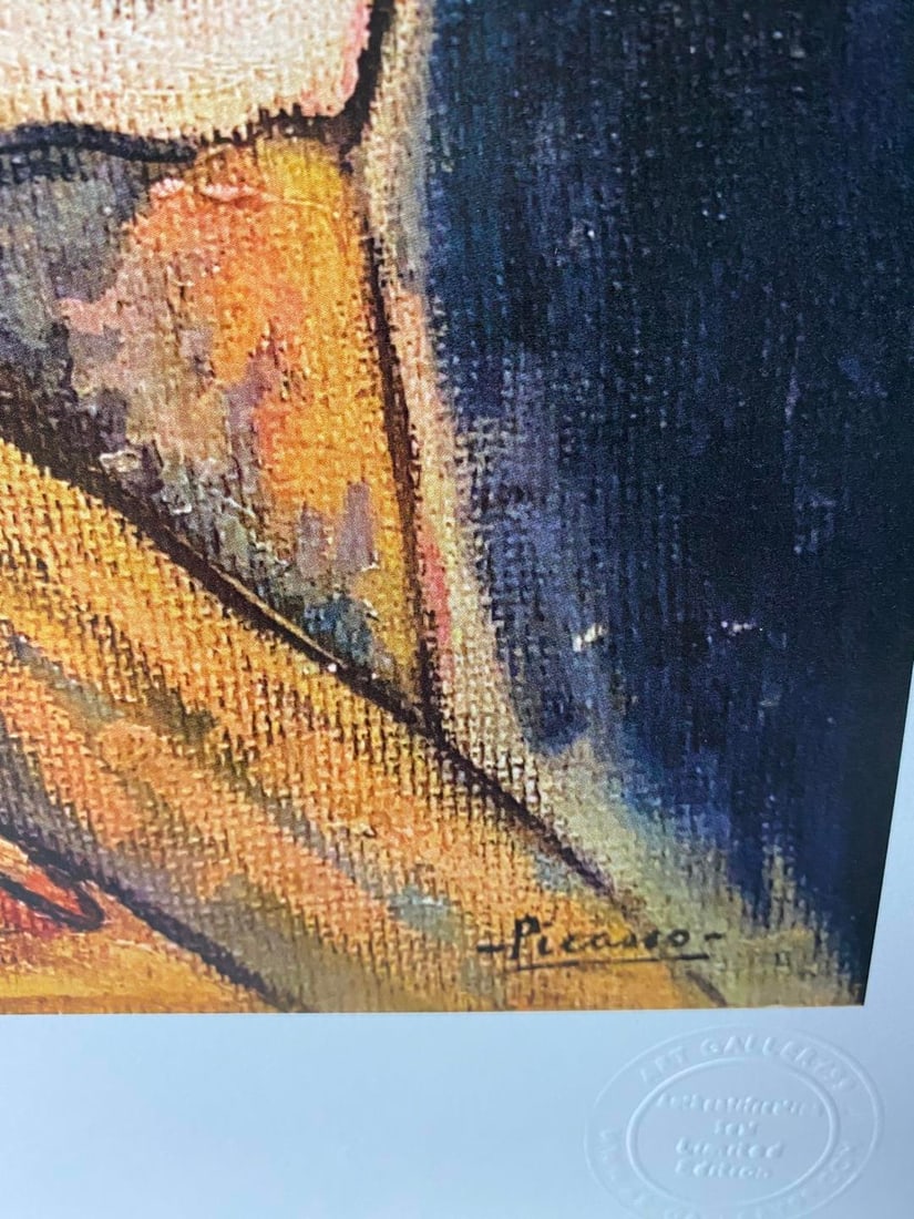 Pablo Picasso, Original Print, Limited Edition, Gallery Seal, Stamped, - 4