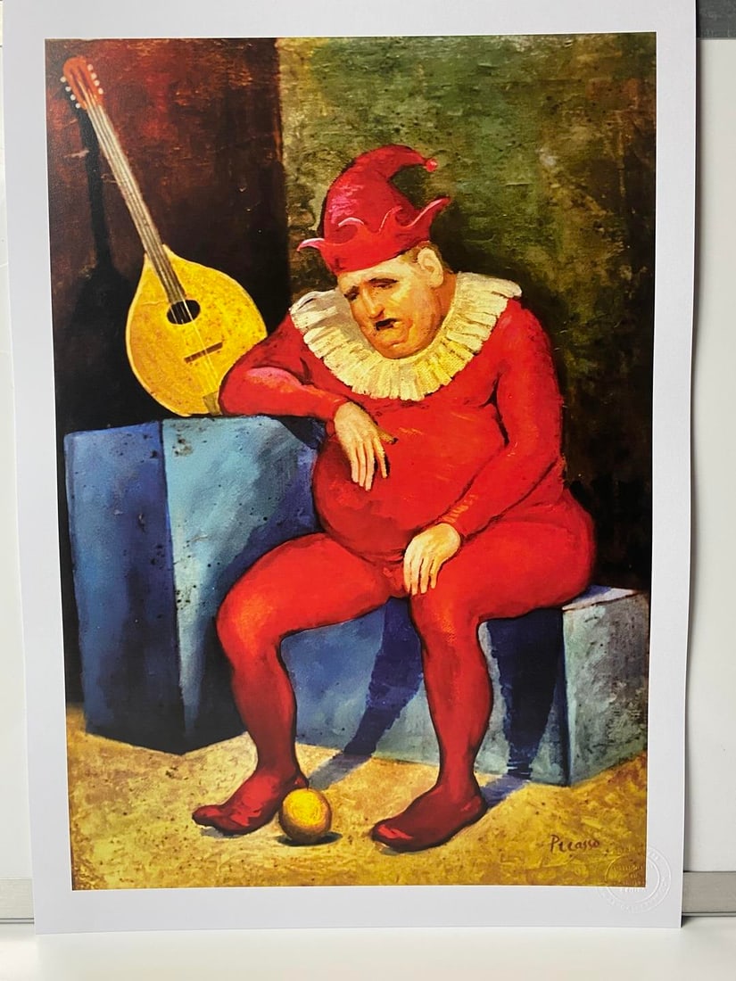 Pablo Picasso, Original Print, Limited Edition, Gallery Seal, Stamped,: Pablo Picasso, Original Print, Limited Edition, Gallery Seal, Stamped, Digital print on paper, Solid Finishing: Classic (300gsm) Limited Edition of 2500 Numbered and Stamped Sizes- 32 x 45cm