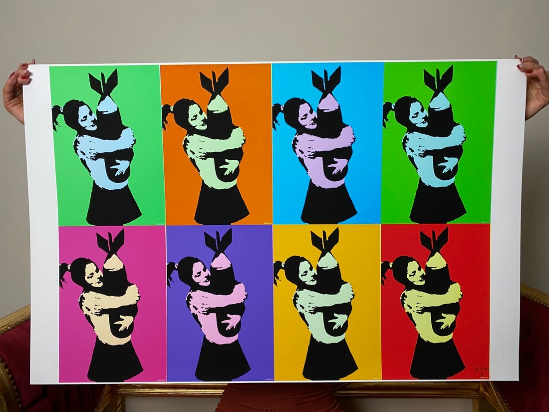 Banksy, In the manner of”, Walled Off Hotel, COA, Original, Limited Edition. Signed. Numbered - 3