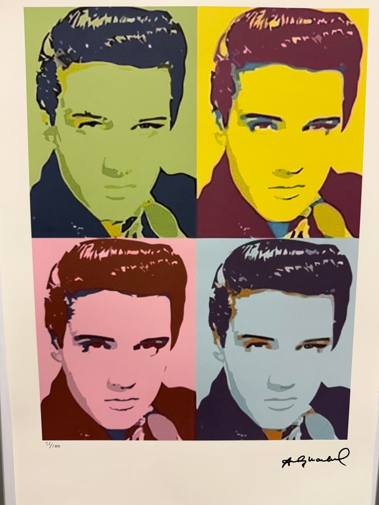 Andy Warhol, Original, Print, Limited addition, Plate signed, Seal, Stamped, - 2