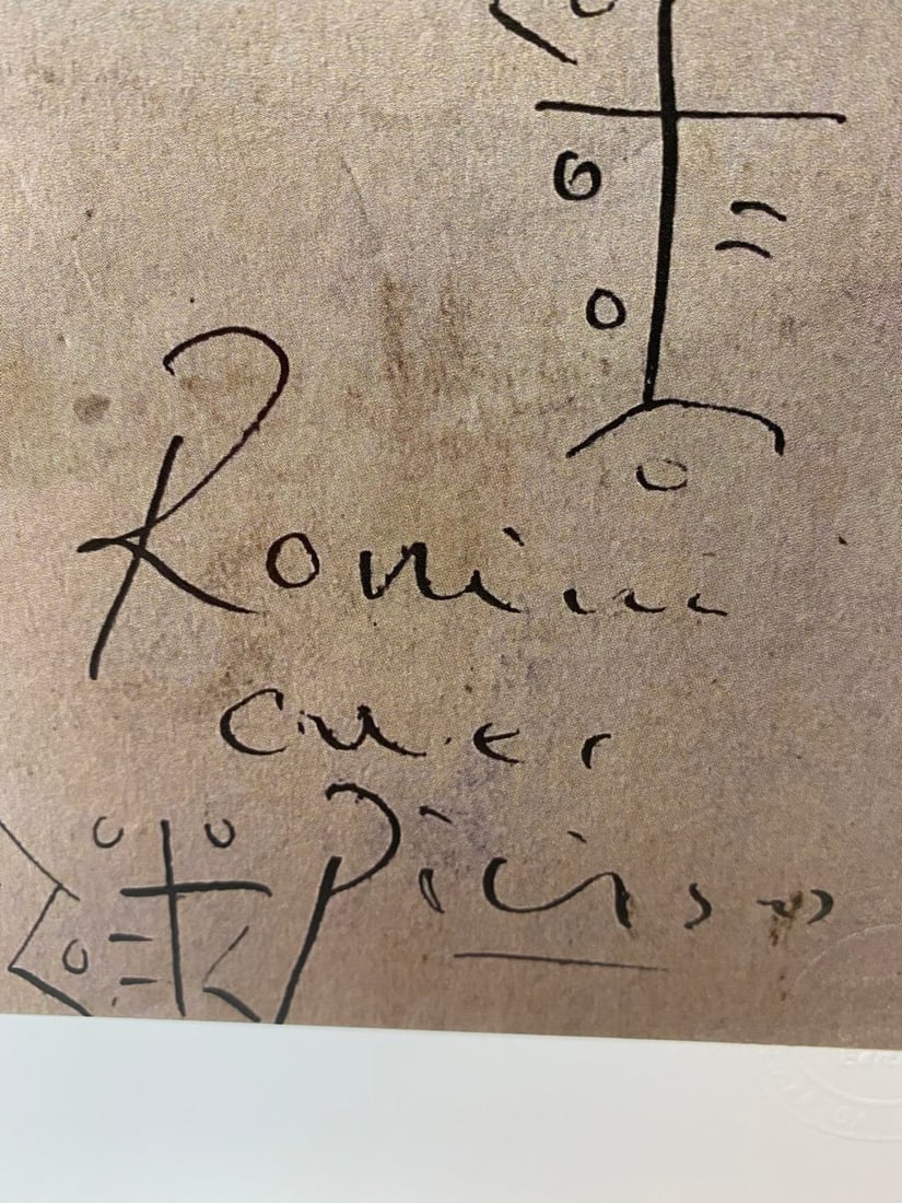 Pablo Picasso, Original Print, Limited Edition, Gallery Seal, Stamped, - 3