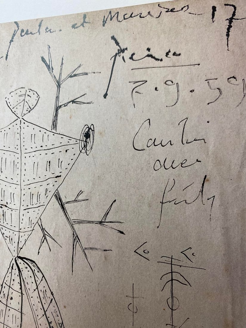 Pablo Picasso, Original Print, Limited Edition, Gallery Seal, Stamped, - 5