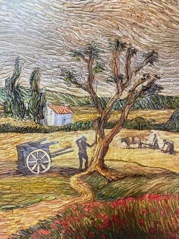 Vincent van Gogh, Original Print, Limited Edition, Gallery Seal, Stamped, - 2