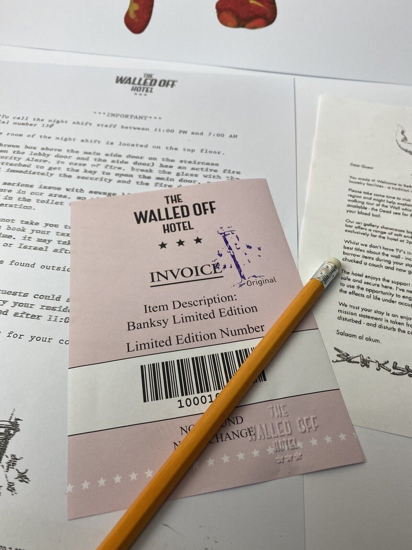 The Walled Off Hotel, Limited Edition, Original Print. - 3