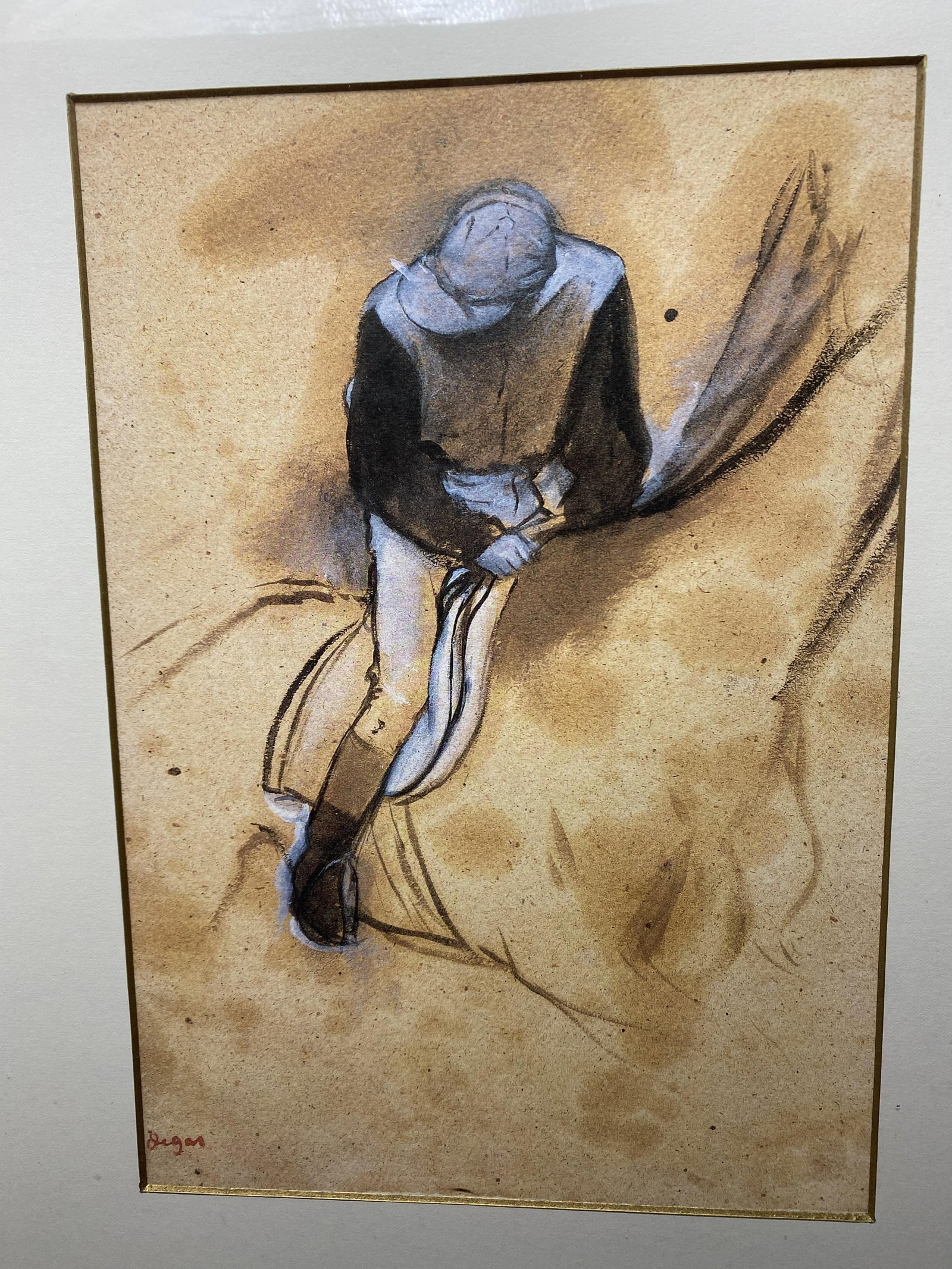 Edgar Degas, Original Poster, Limited Edition Plate Signed, - 2