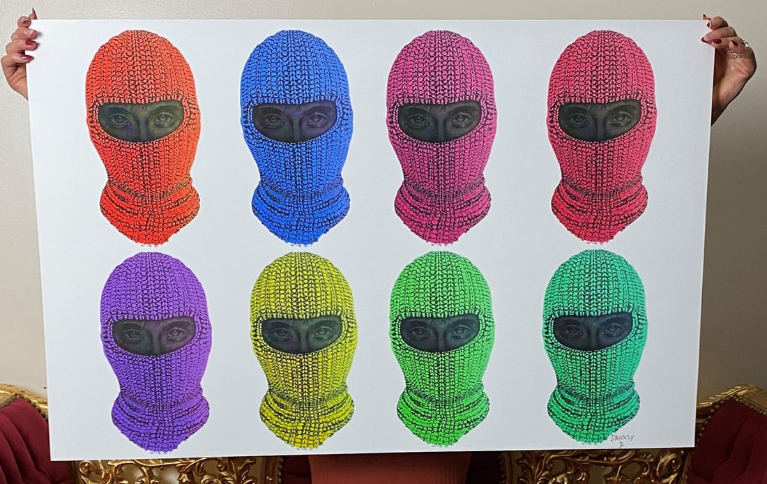 Banksy, In the manner of”, COA. Walled Off Hotel, Original, Limited Edition. Signed. Numbered.: Direct from the walled of Hotel Art Gallery UK, Limited Edition Prints. Please note all artworks here are created by our local artist and NOT by artist Banksy himself. This artwork w