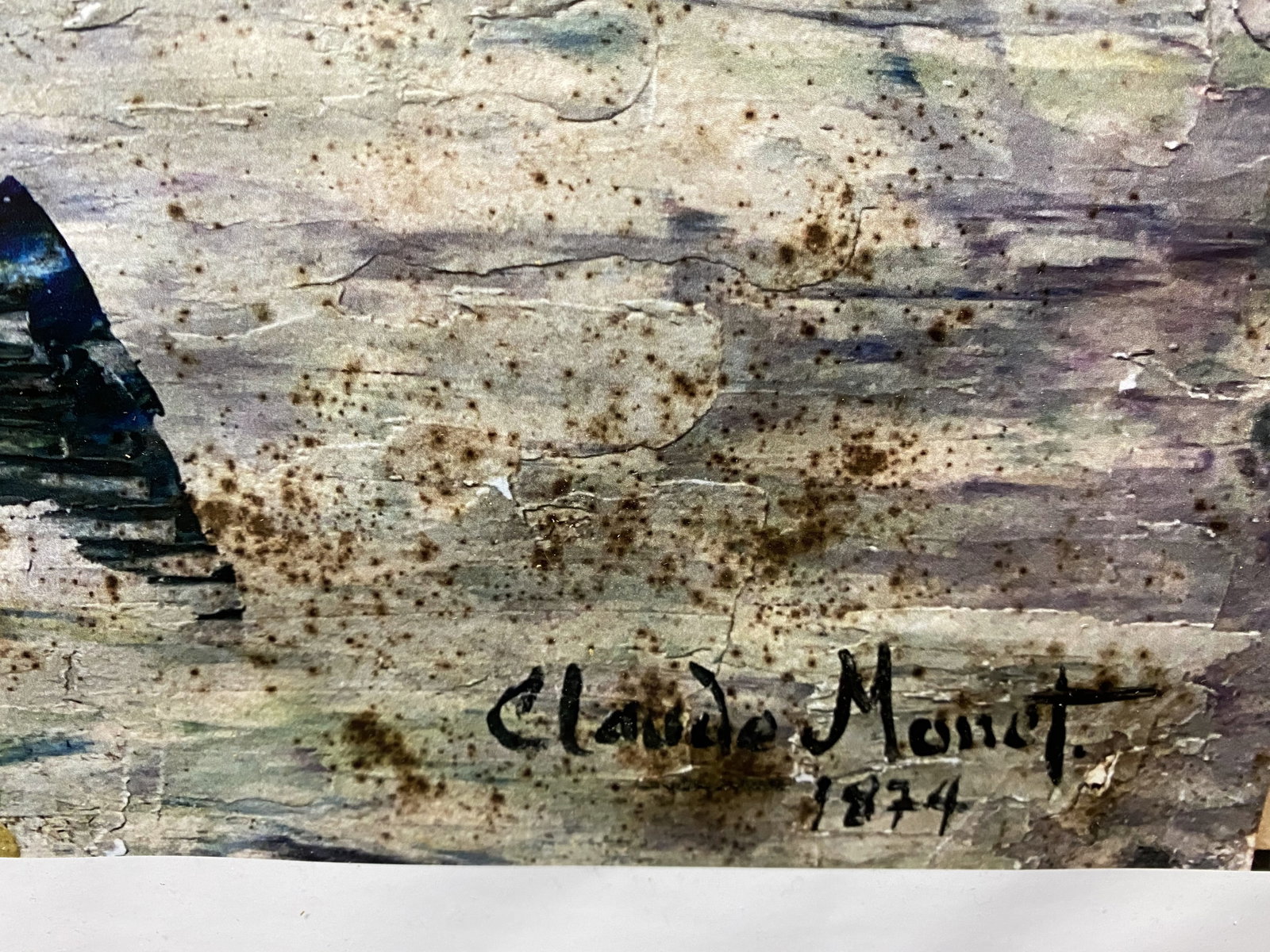 Claude Monet, Original Poster,Gallery99 Limited Edition Plate Signed, - 4