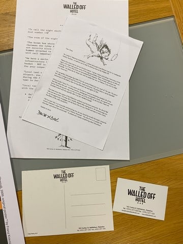 Banksy, The Walled Off Hotel, Original Poster, - 4