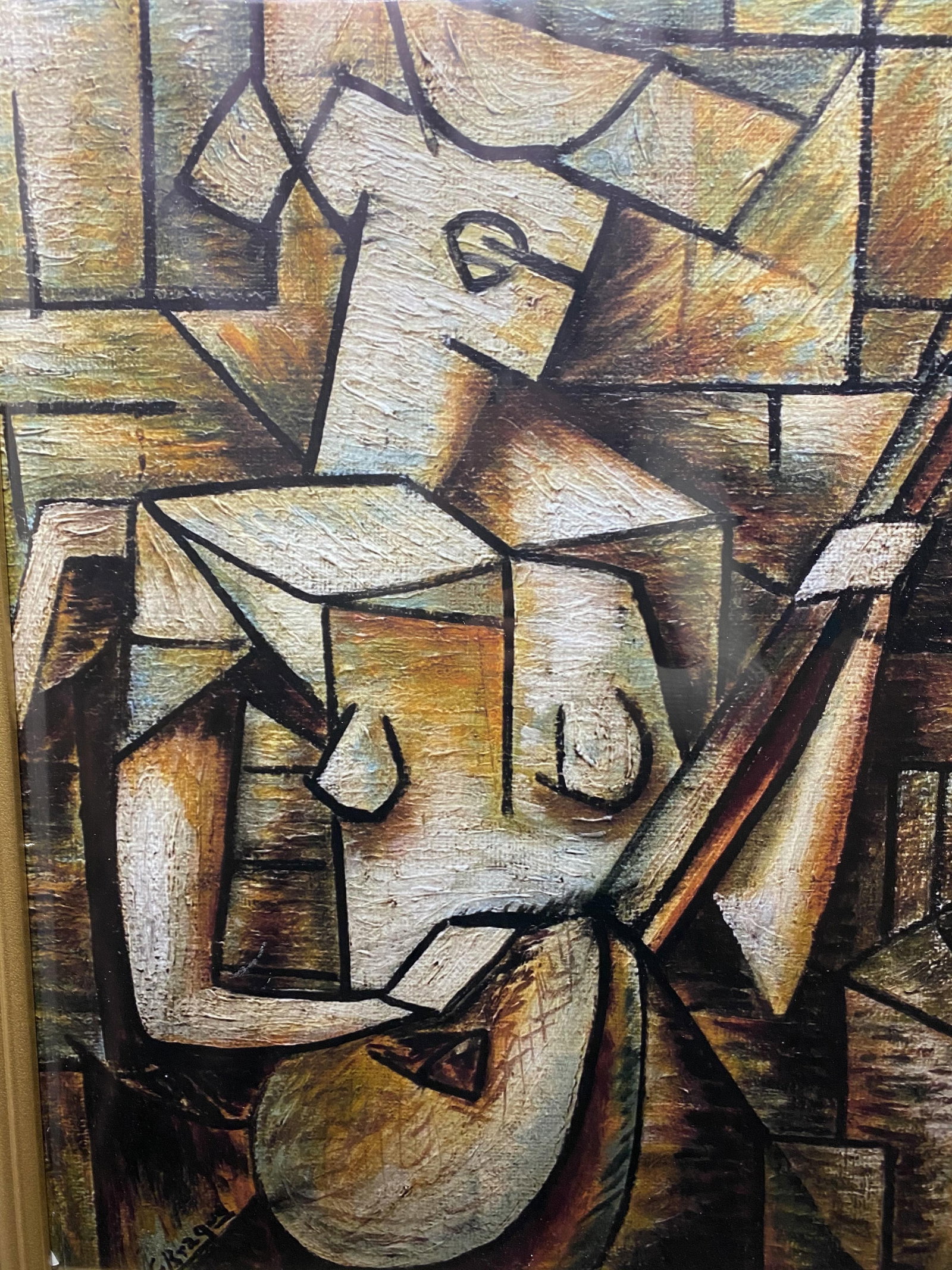 Georges Braque, (After) Original Poster ,Gallery99 Limited Edition Plate Signed, - 2