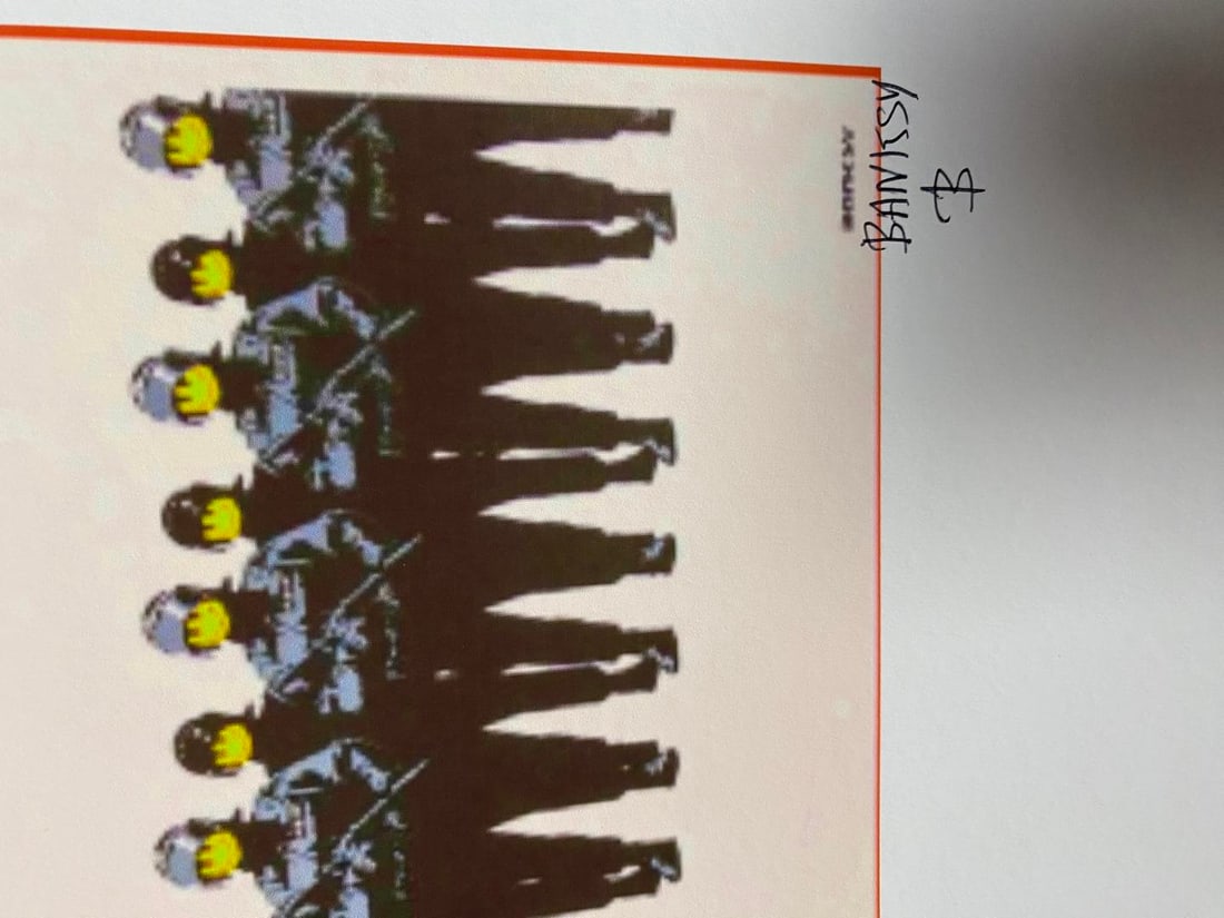 Banksy, In the manner of”, Walled Off Hotel, COA, Original, Limited Edition. Signed. Numbered - 3