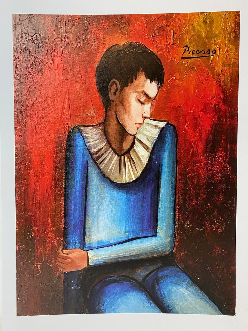 Pablo Picasso, Original Print, Limited Edition, Gallery Seal, Stamped, - 4