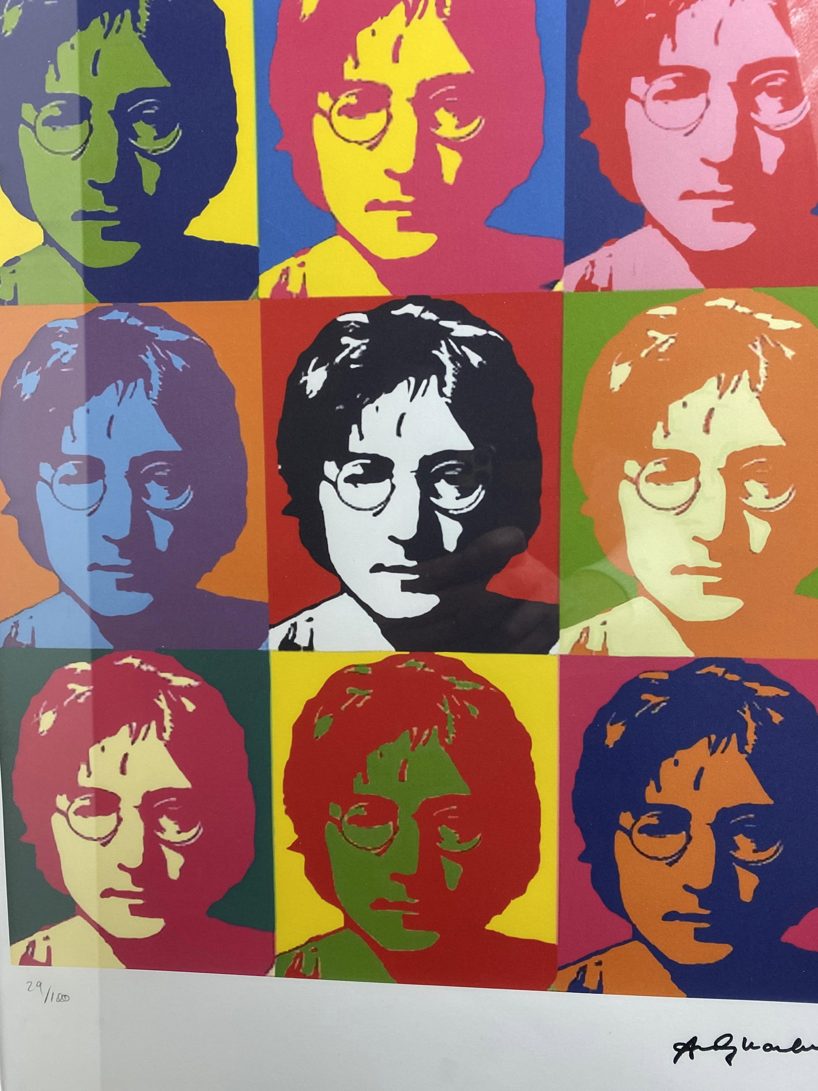 Andy Warhol, Original, Print, Limited addition, Plate signed, Seal, Stamped, - 2