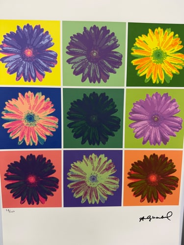 Andy Warhol, Original, Print, Limited addition, Plate signed, Seal, Stamped, - 2