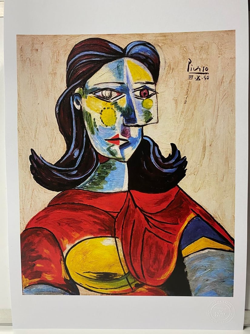Pablo Picasso, Original Print, Limited Edition, Gallery Seal, Stamped,: Pablo Picasso, Original Print, Limited Edition, Gallery Seal, Stamped, Digital print on paper, Solid Finishing: Classic (300gsm) Limited Edition of 2500 Numbered and Stamped Sizes- 32 x 45cm Art