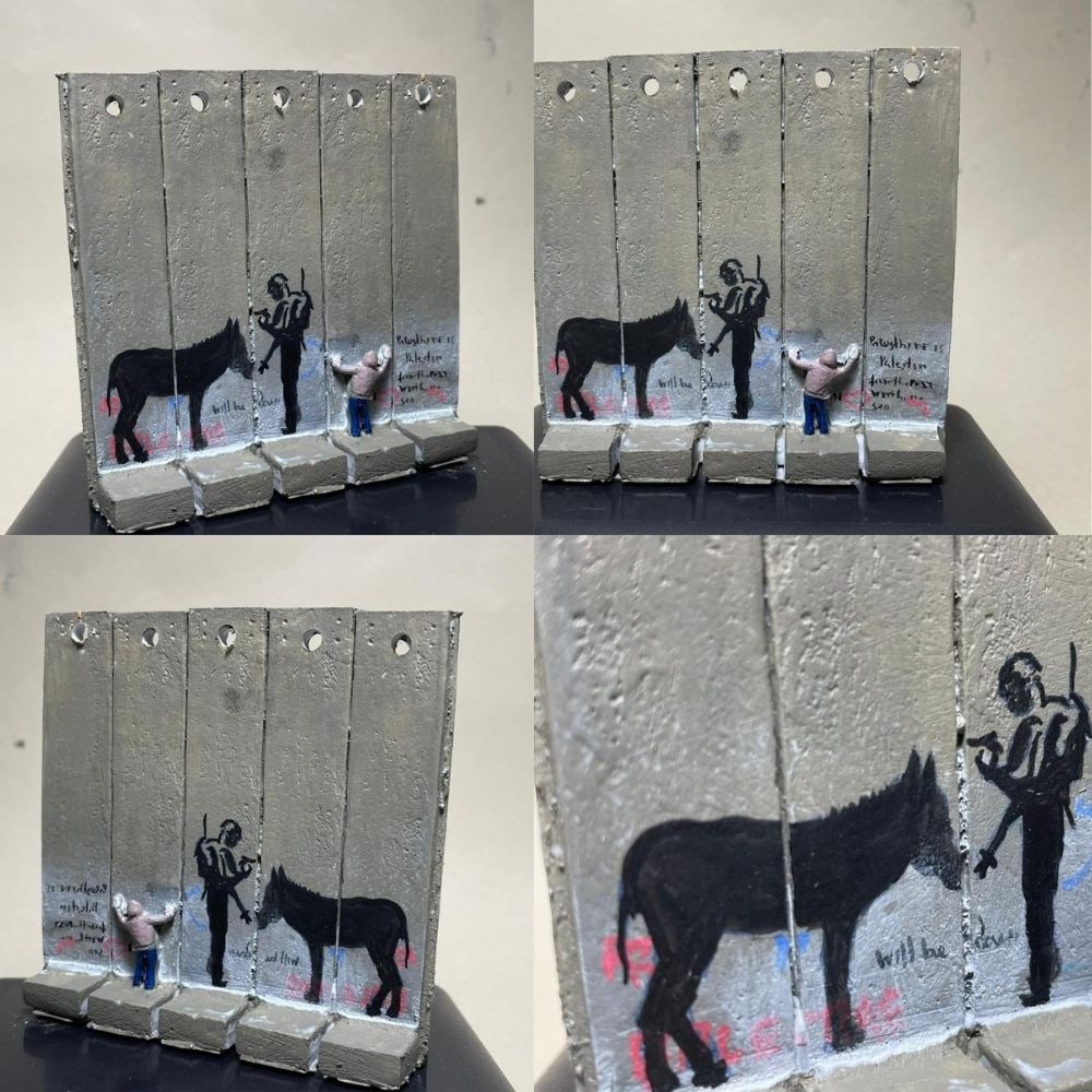The Walled Off Hotel- Banksy, Wall Section, Original, Limited Edition, - 7