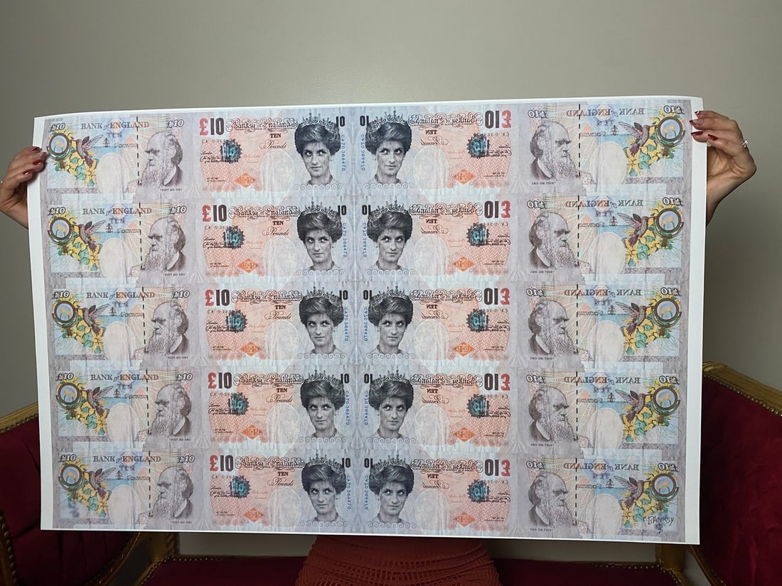 Banksy, In the manner of”, COA. Walled Off Hotel, Original, Limited Edition. Signed. Numbered. - 3