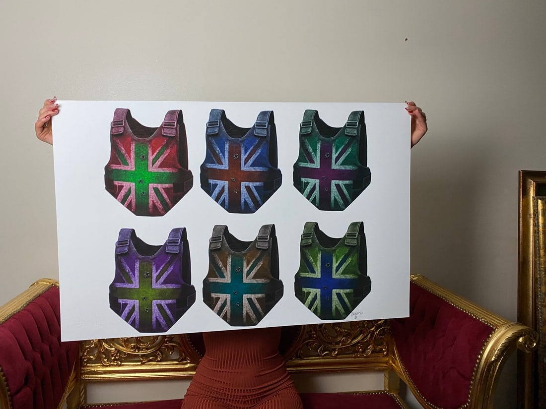 Banksy, In the manner of”, Walled Off Hotel, COA, Original, Limited Edition. Signed. Numbered - 2