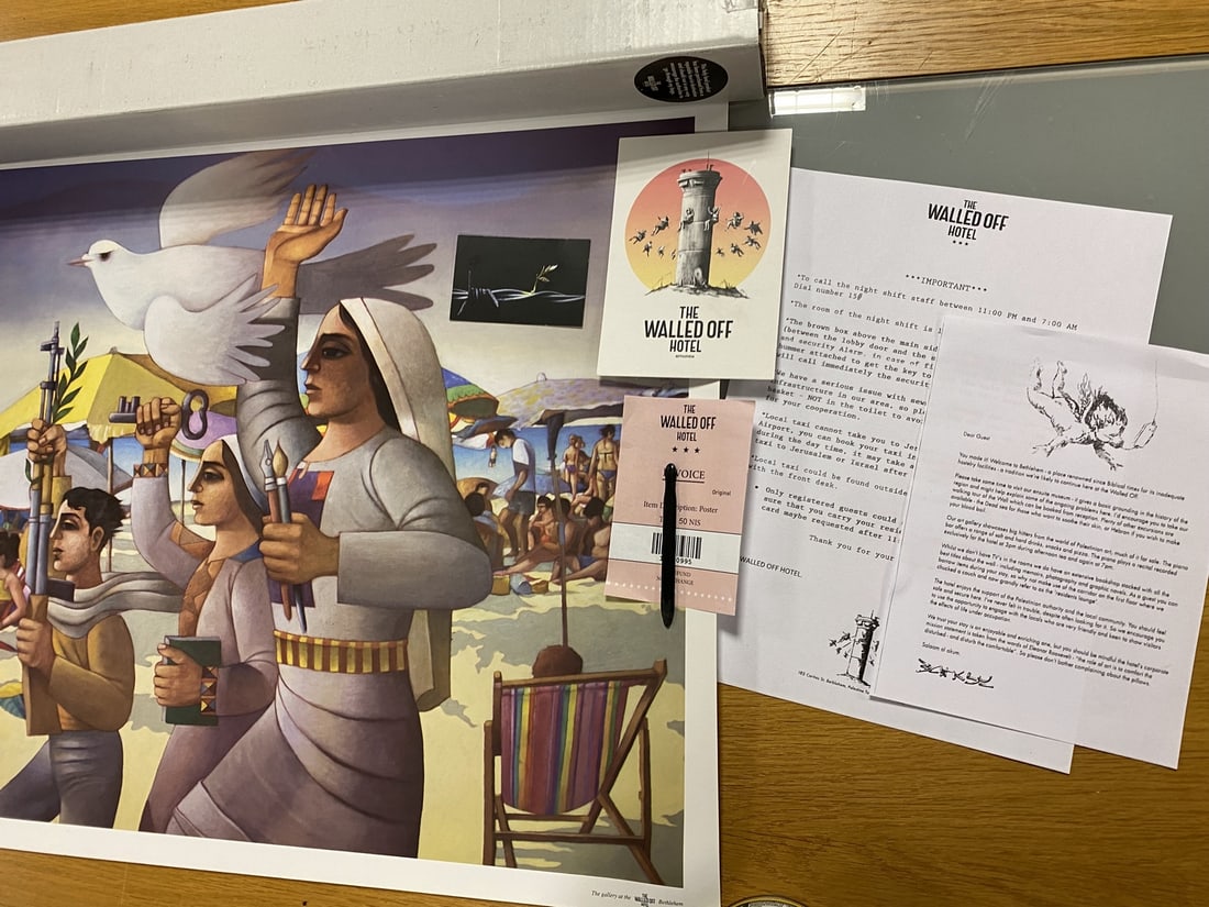 Banksy, The Walled Off Hotel, Original Poster, (1 of 5)