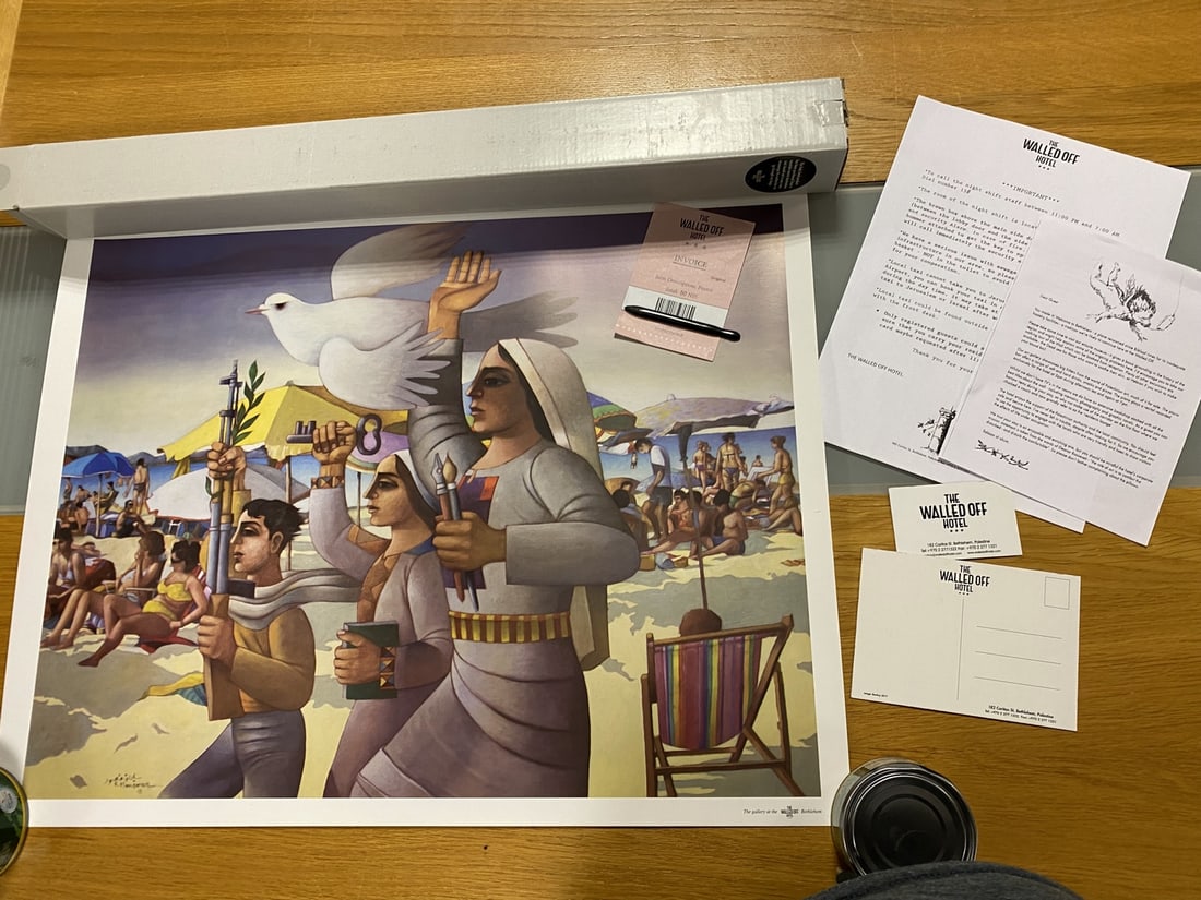 Banksy, The Walled Off Hotel, Original Poster, - 2