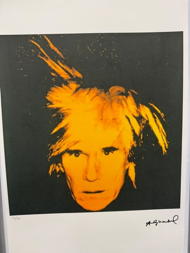 Andy Warhol, Original, Print, Limited addition, Plate signed, Seal, Stamped, - 2