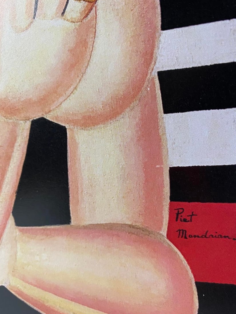 Piet Mondrian Original Limited Edition Print Digital Plate Signed,1914 - 3