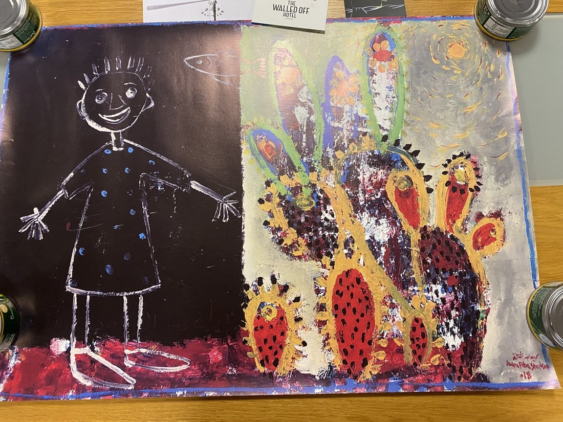 The Walled Off Hotel Poster,: The Walled Off Hotel Poster,