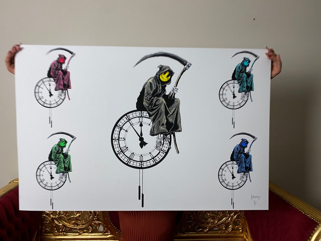 Banksy, In the manner of”, COA. Walled Off Hotel, Original, Limited Edition. Signed. Numbered.: Direct from the walled of Hotel Art Gallery UK, Limited Edition Prints. Please note all artworks here are created by our local artist and NOT by artist Banksy himself. This artwork