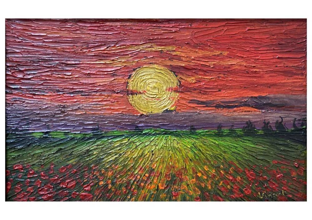 Vincent van Gogh, Original Print, Limited Edition, Gallery Seal, Stamped,:  Vincent van Gogh, Original Print, Limited Edition, Gallery Seal, Stamped, Digital print on paper, Solid Finishing: Classic (300gsm) Li mit