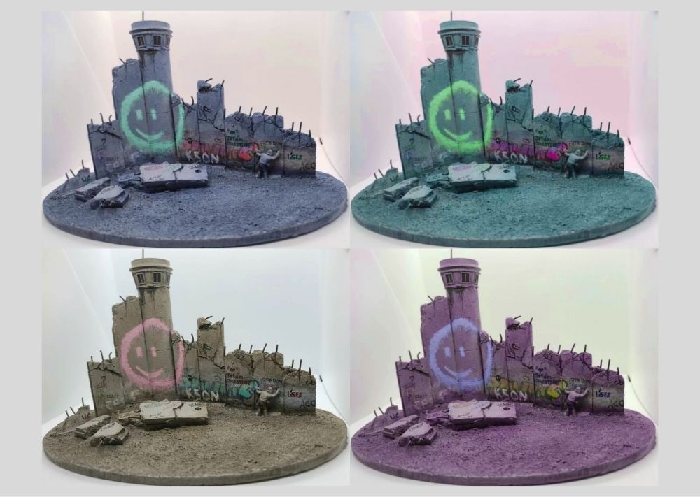 The Walled Off Hotel Print, Limited Edition,: 2022 Screen print on paper, Solid Finishing: Classic (250 gsm gloss) Limited Edition of 2000 Numbered and Stamped / seal Sizes- 420 X594mm The Walled Off Hotel Invoice Sold unframed 