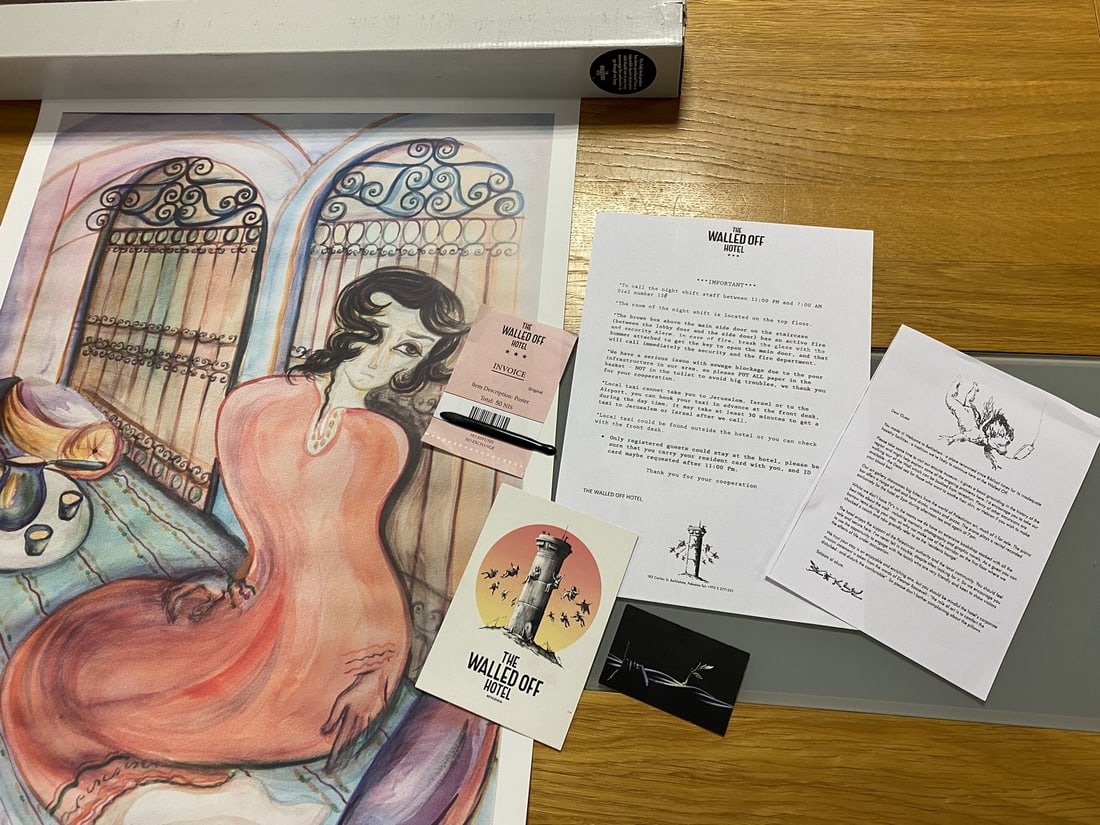 Banksy, The Walled Off Hotel, Original Poster, - 2