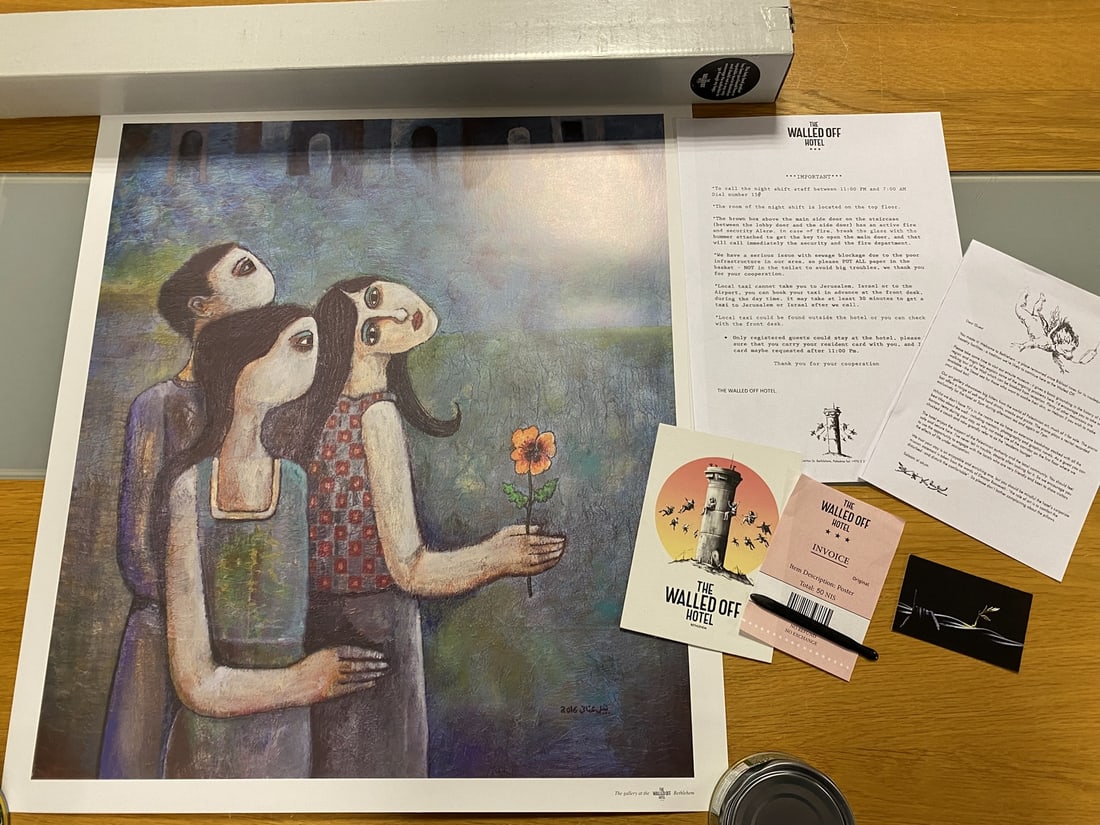 Banksy, The Walled Off Hotel, Original Poster, - 3