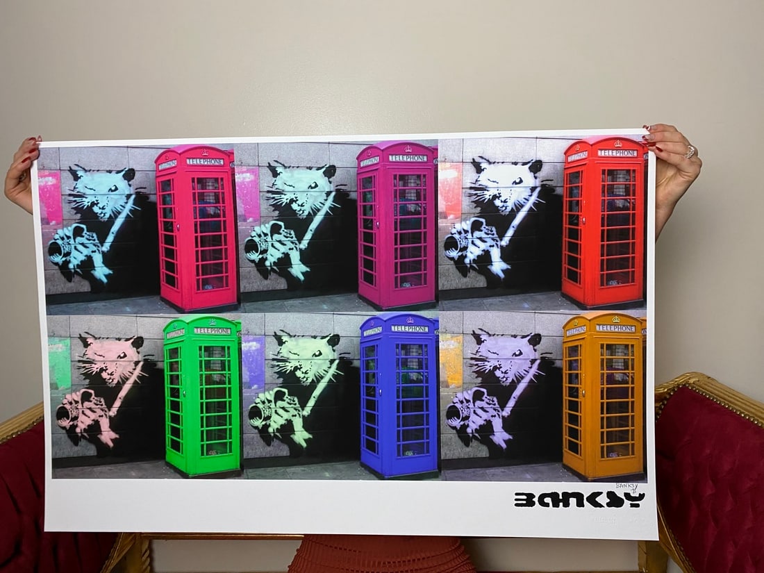 Banksy, In the manner of”, Walled Off Hotel, COA, Original, Limited Edition. Signed. Numbered - 2