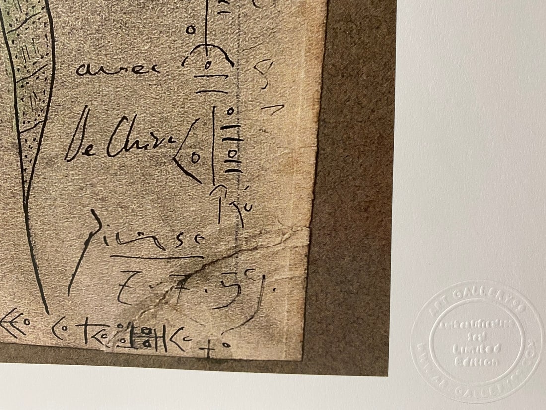 Pablo Picasso, Original Print, Limited Edition, Gallery Seal, Stamped, - 6