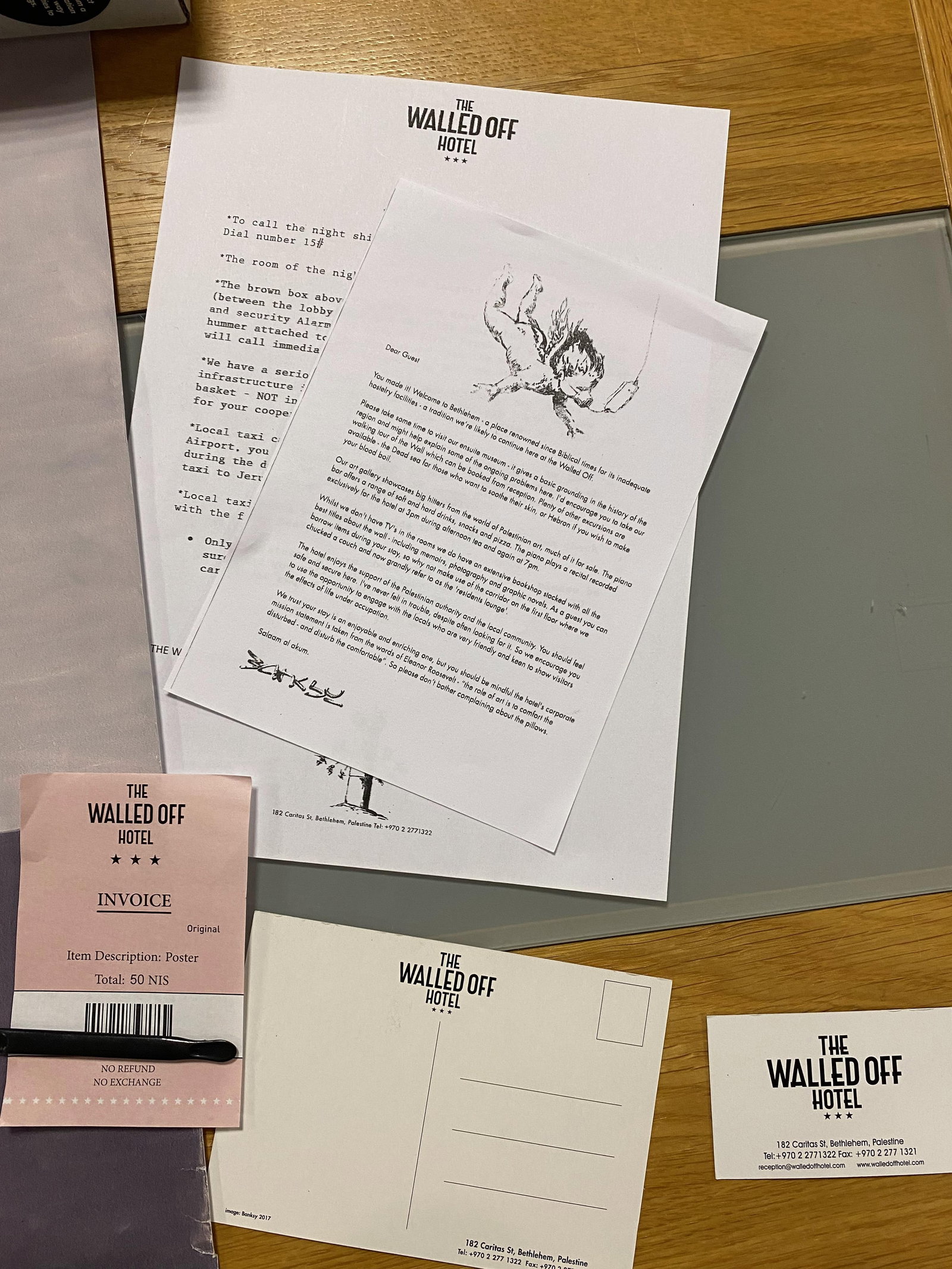 The Walled Off Hotel Poster, - 3