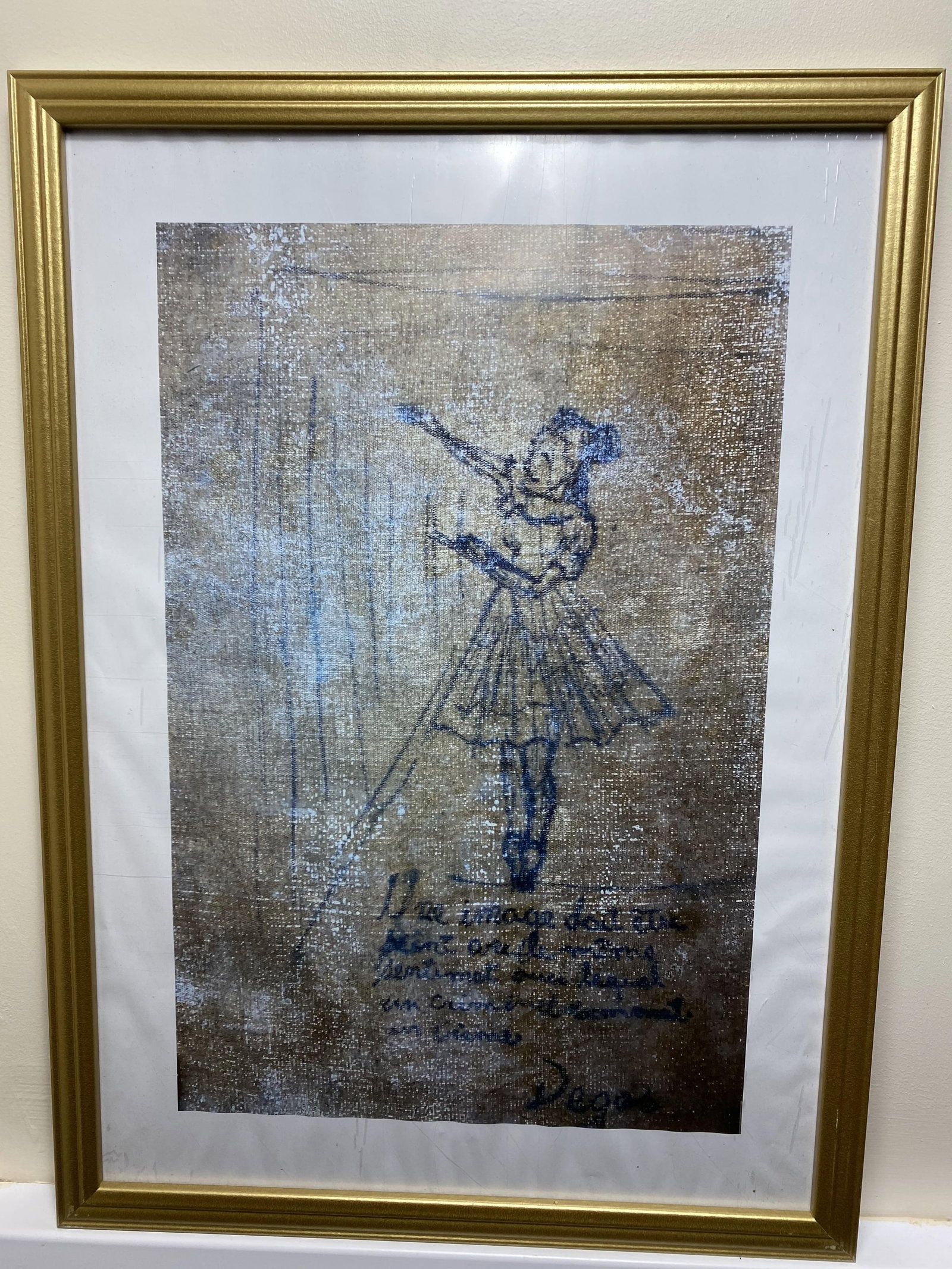 Edgar Degas, (After) Original Poster,Gallery99 Limited Edition Plate Signed, (1 of 4)