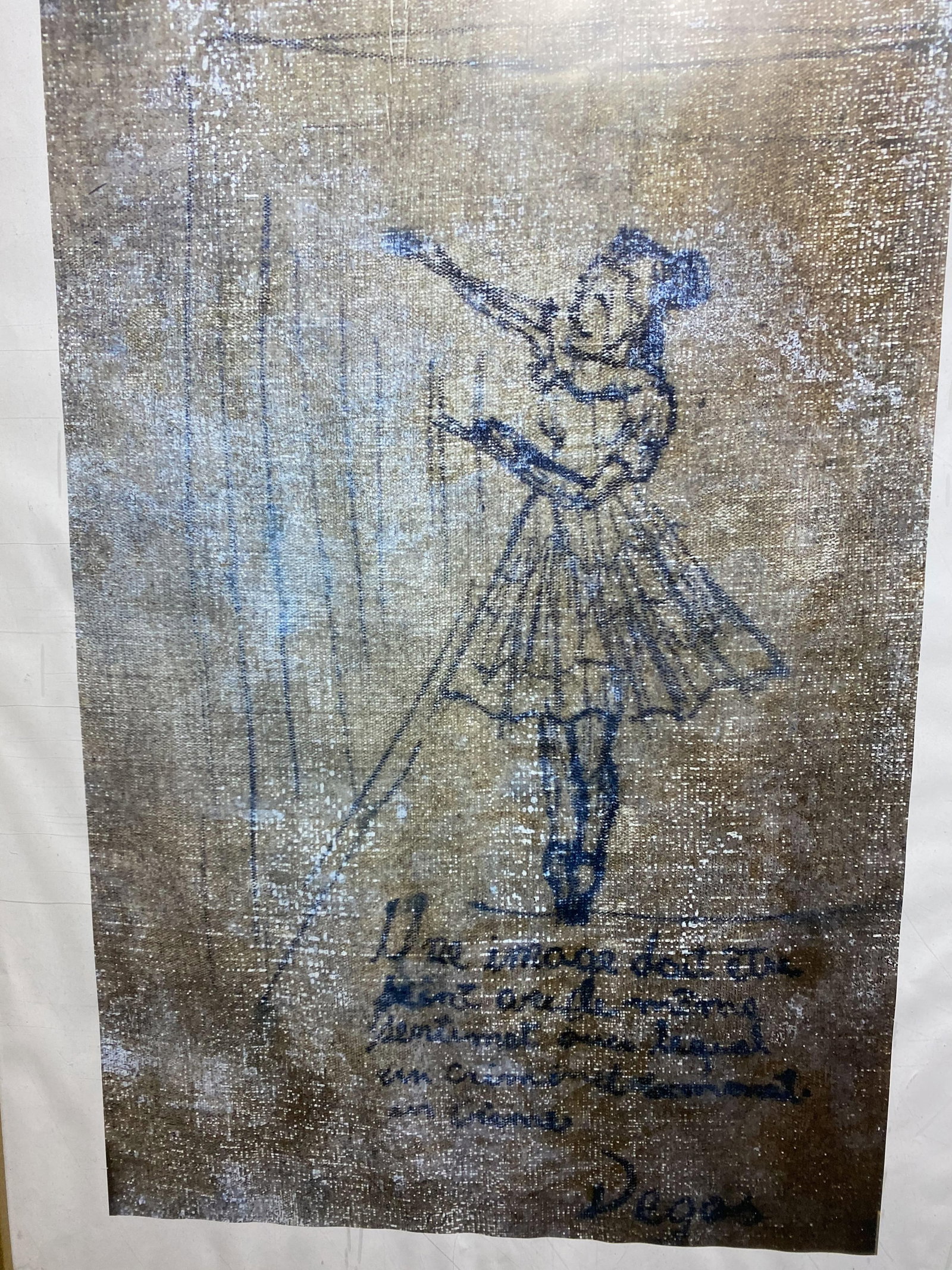 Edgar Degas, (After) Original Poster,Gallery99 Limited Edition Plate Signed, - 2