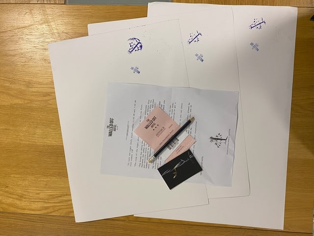 The Walled Off Hotel, Original Print, Limited Edition Set. - 13