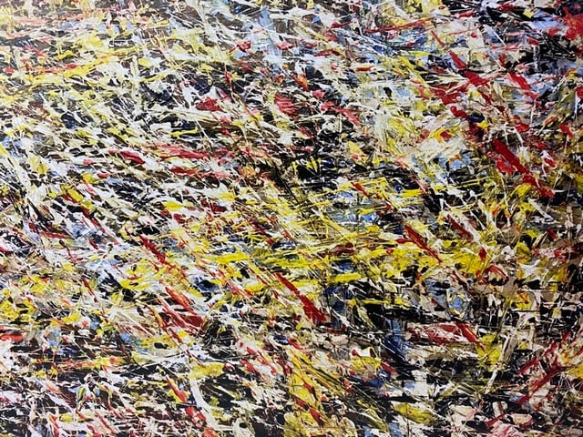 Jackson Pollock, (After) Signed In Print, Original Print, Limited Edition Print Plate Signed, - 4