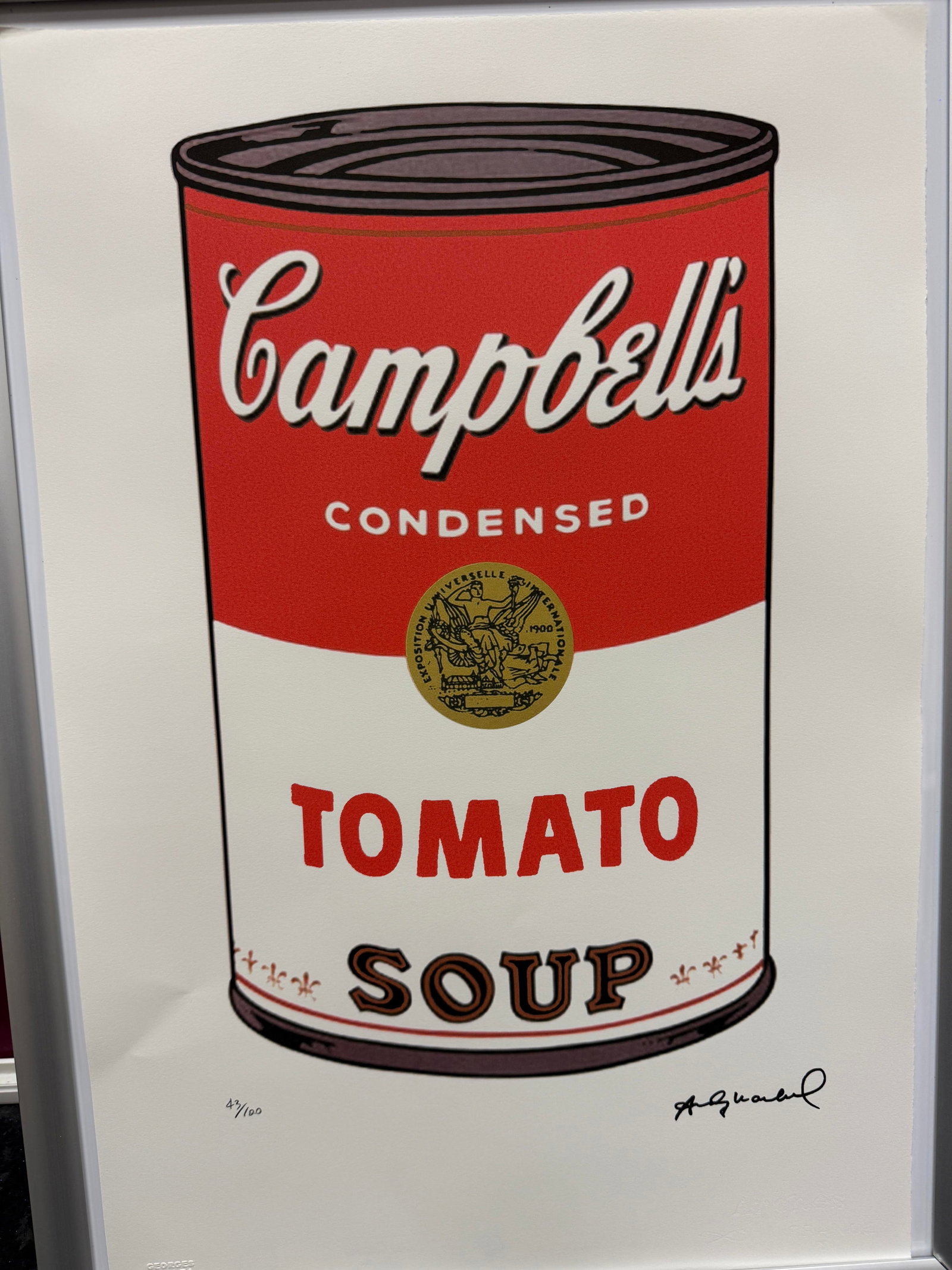 Andy Warhol, Original, Print, Limited addition, Plate signed, Seal, Stamped, - 2