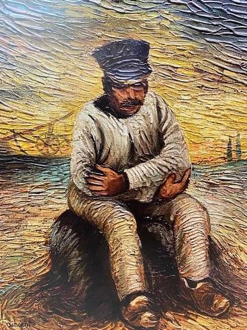 Vincent van Gogh, Original Print, Limited Edition, Gallery Seal, Stamped, - 2