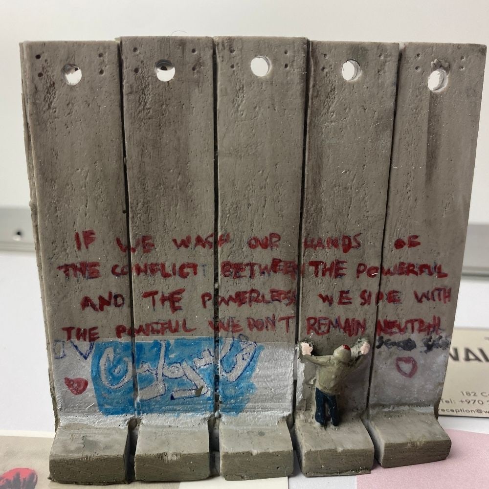 The Walled Off Hotel- Banksy, Wall Section, Original, Limited Edition, - 6