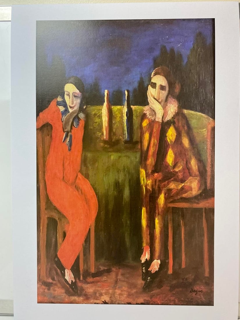 Degas, Limited Edition, Original Print. Print Signed: Limited Edition, Gallery Seal, Stamped, Digital print on paper, Solid Finishing: Classic (300gsm) Limited Edition of 2500 Numbered and Stamped Sizes- 32 x 45cm Art Gallery99 Invoice Printed Signature