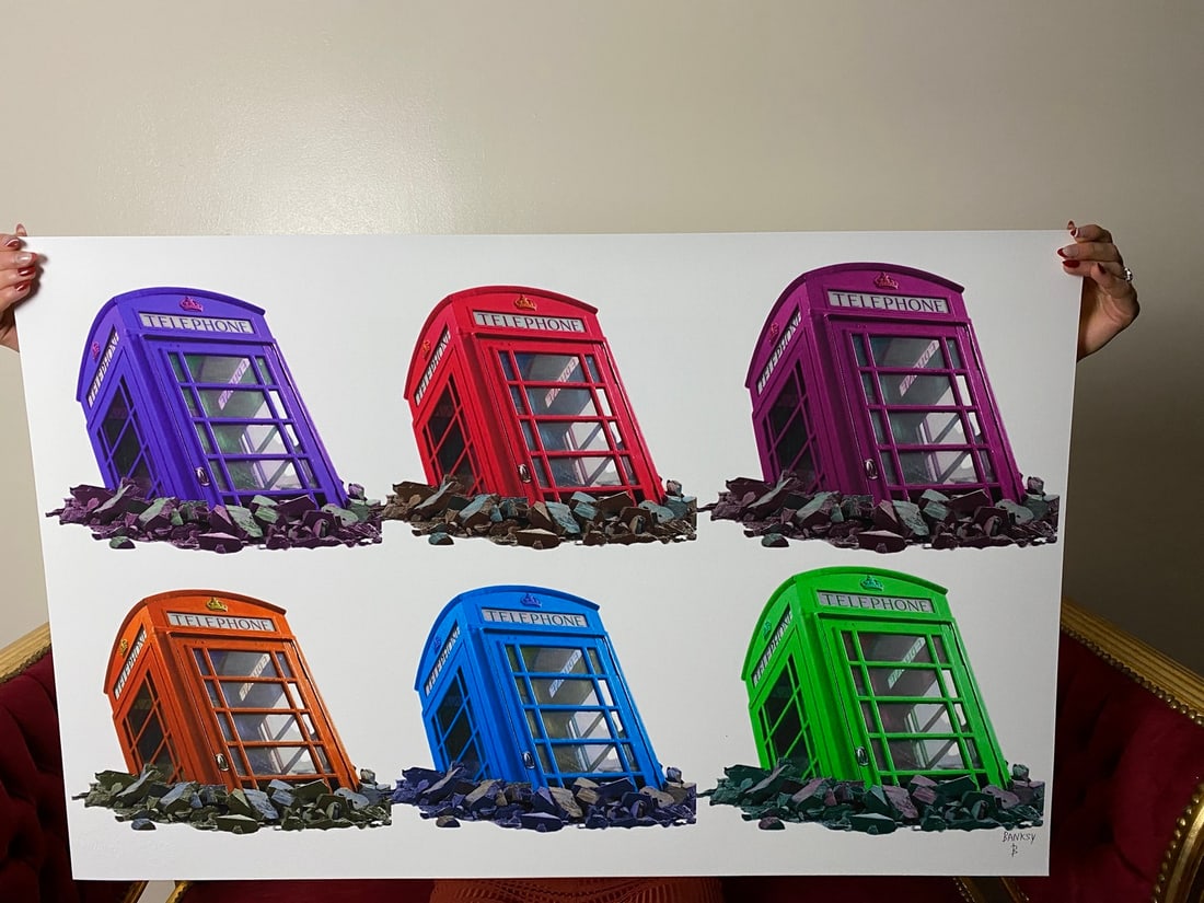 Banksy, In the manner of”, COA. Walled Off Hotel, Original, Limited Edition. Signed. Numbered: Banksy, In the manner of”, COA. Walled Off Hotel, Original, Limited Edition. Signed. Numbered Direct from the walled of Hotel Art Gallery UK, Limited Edition Prints. Please