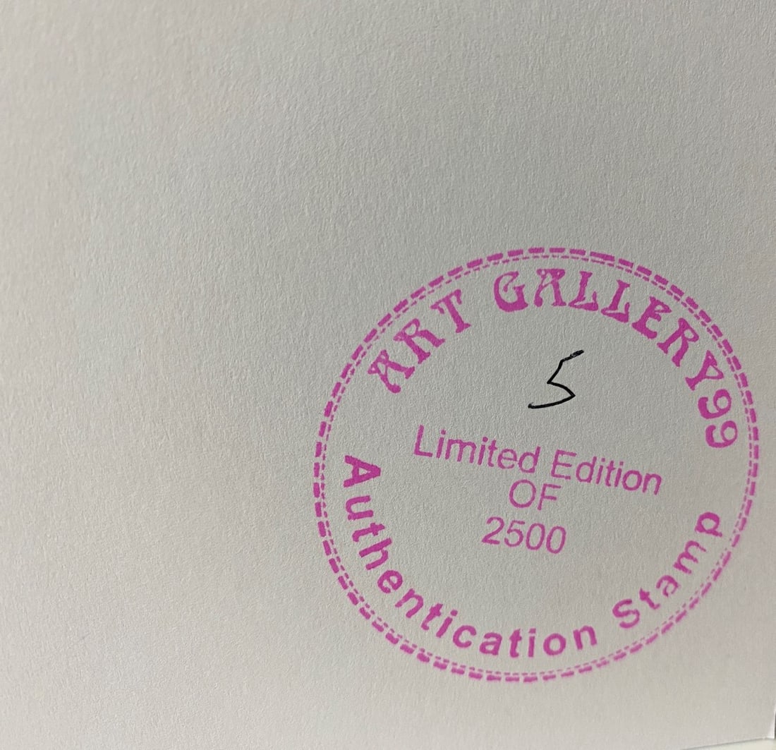 Art Gallery99 Limited Edition Print Plate Signed, - 8