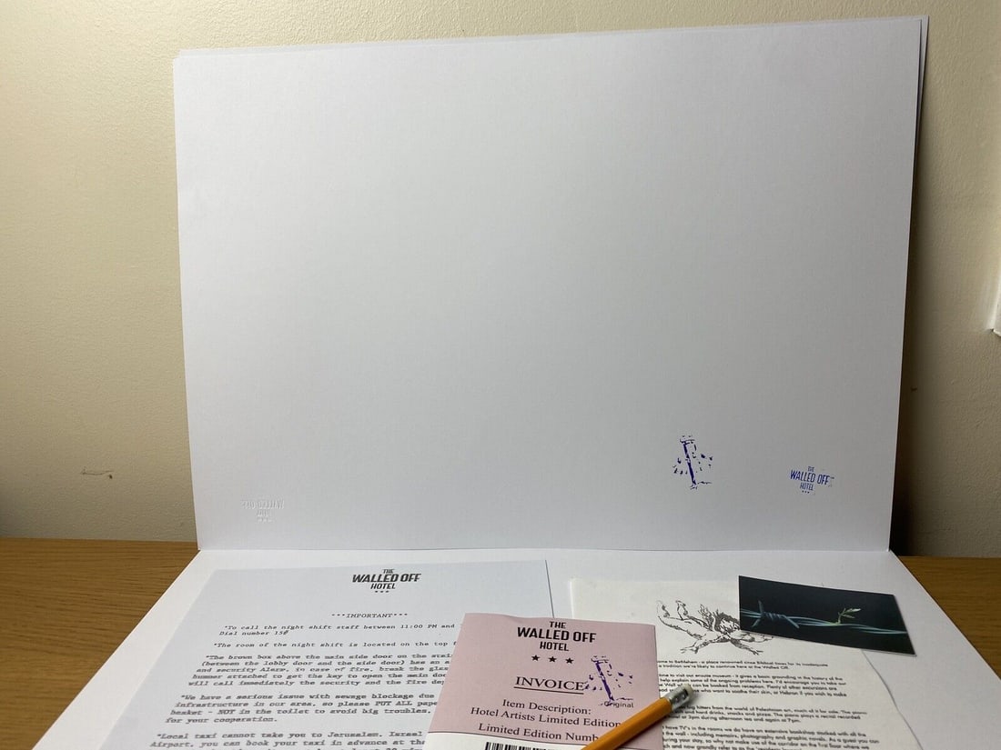 The Walled Off Hotel, Limited Edition, Original Print. - 6