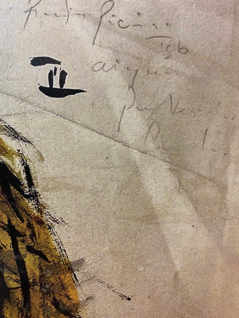 Pablo Picasso, Original Print, Limited Edition, Gallery Seal, Stamped, - 3