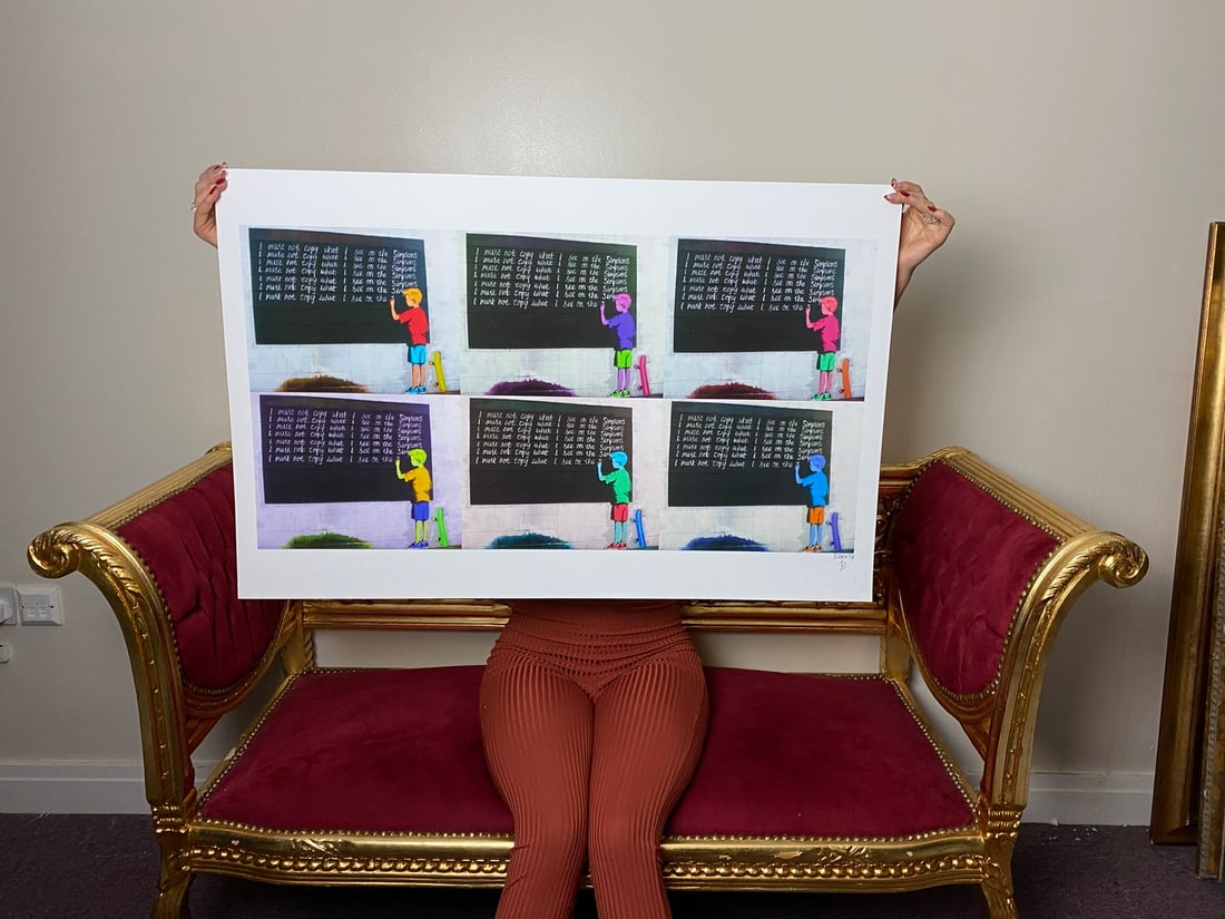 Banksy, In the manner of”, COA. Walled Off Hotel, Original, Limited Edition. Signed. Numbered,: Banksy, In the manner of”, COA. Walled Off Hotel, Original, Limited Edition. Signed. Numbered Direct from the walled of Hotel Art Gallery UK, Limited Edition Prints. Please